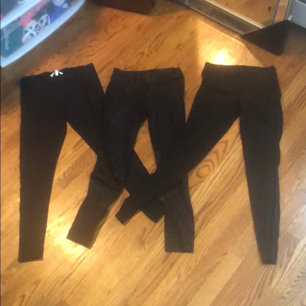 Bundle 3 black leggings express/VS